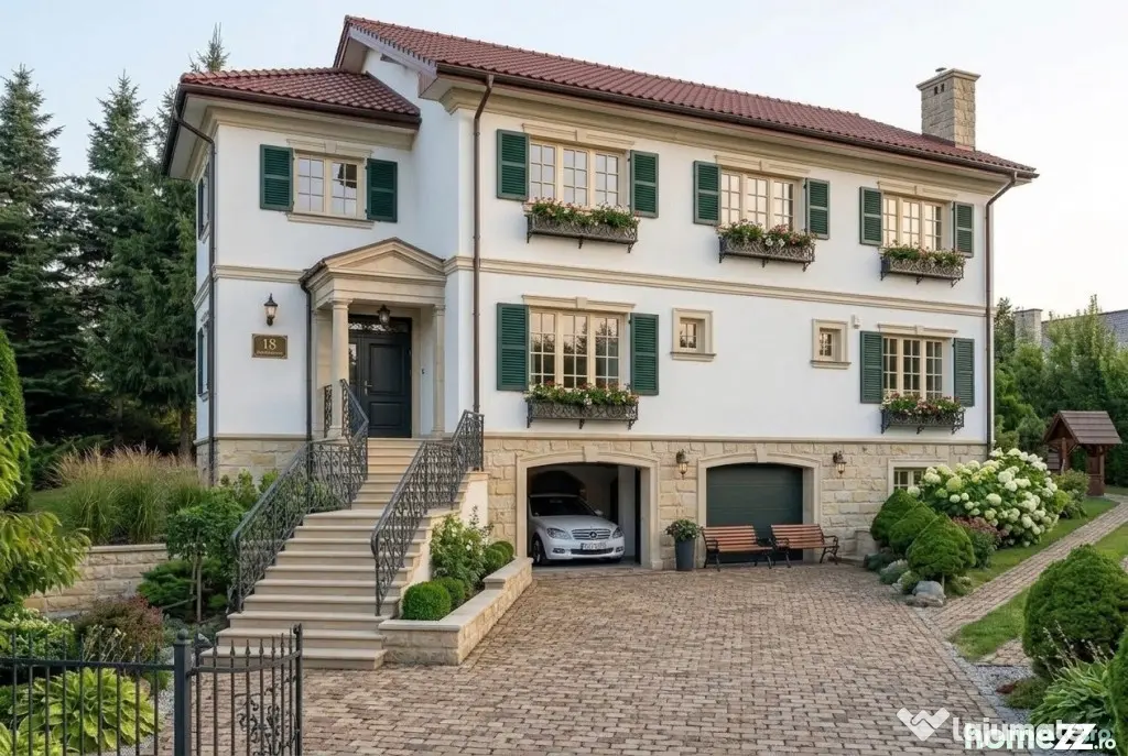Fundeni, imobil S+P+1, 350mp utili, piscină, foișor, 2 gar - Dobroesti (Bucuresti-Ilfov)