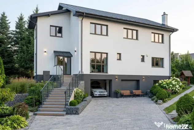 Fundeni, imobil S+P+1, 350mp utili, piscină, foișor, 2 gar - Dobroesti (Bucuresti-Ilfov)