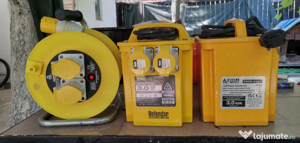 Transformatoare 220v la 110v plus prelungitor 25m