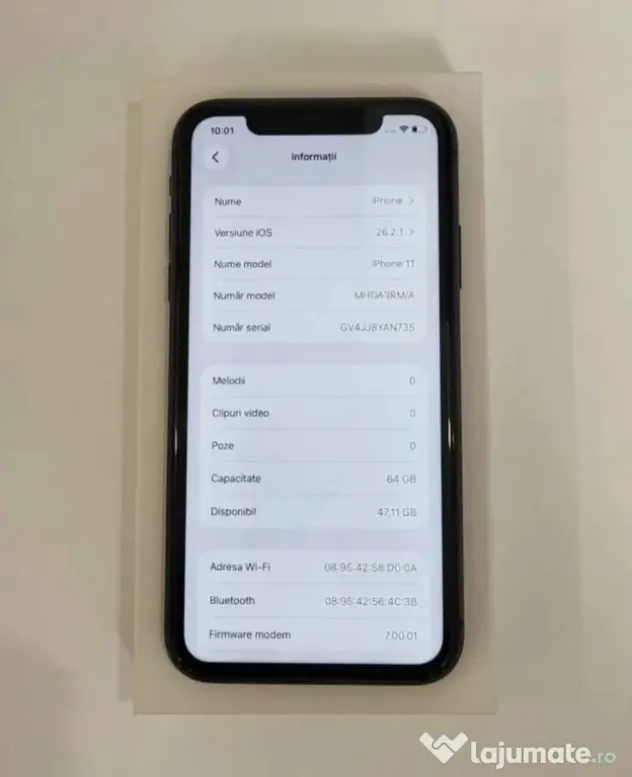 Apple iPhone 11 Black Impecabil, Full box