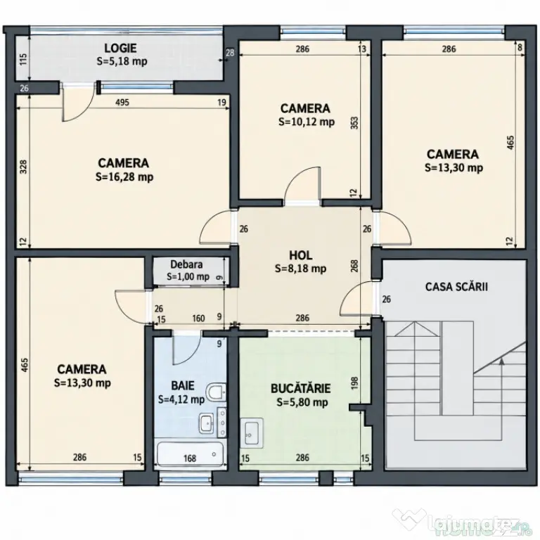 Apartament cu 4 camere, 77 mp, zona Manastur, Cluj-Napoca - Cluj-Napoca (Cluj)