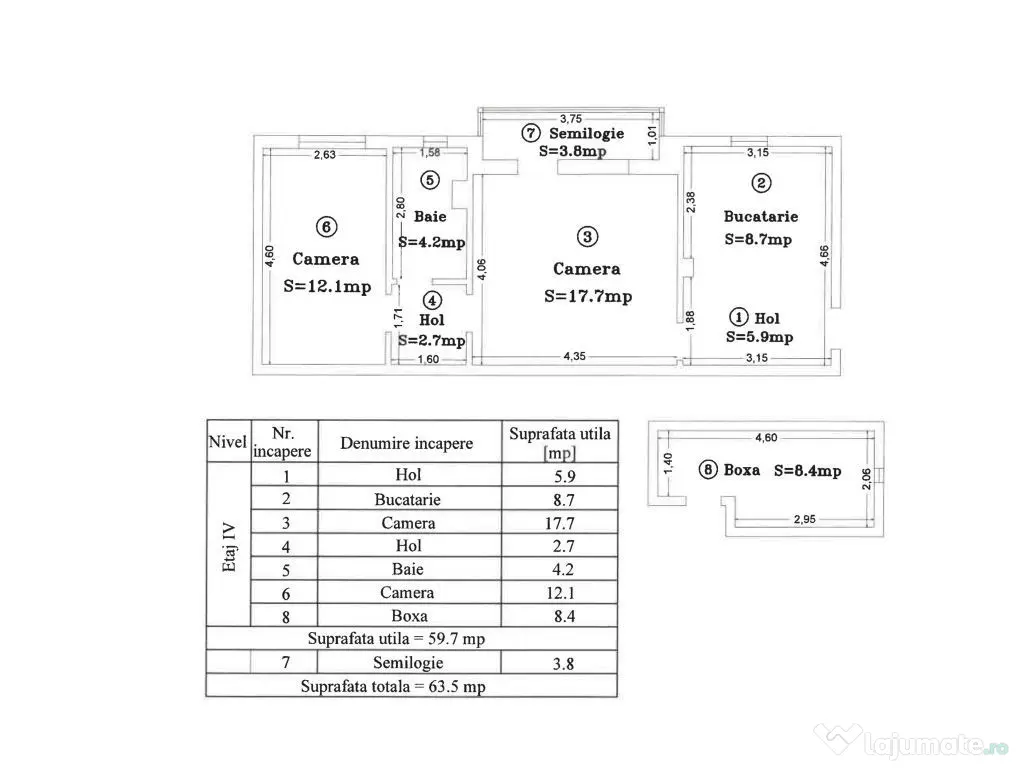 2 Camere | Boxa 8,4 mp | Confort | Lumina | Modern | Comision 0 - Timisoara (Timis)