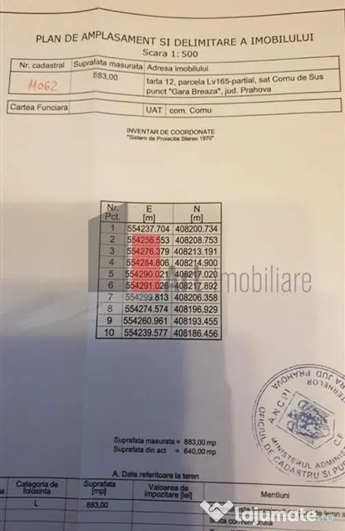 Teren de vanzare Breaza Cornu iesire la DN 1 - Cornu (Prahova)