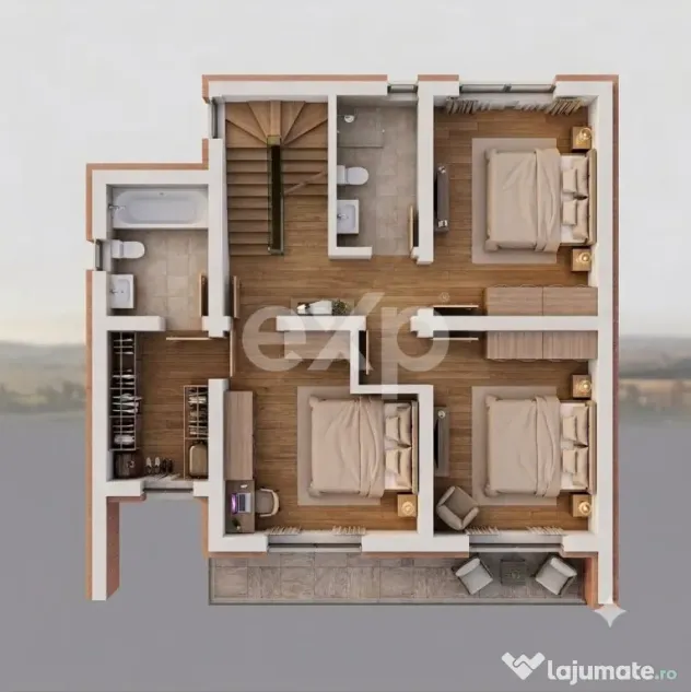 BRADU | Casa individuala | Teren 400 mp | Predare la cheie - Bradu (Arges)