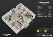 Apartament cu 3 camere si balcon, Popesti leordeni zona metrou. 