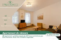 Apartament, grădină proprie de 200 mp și centrală pe gaz