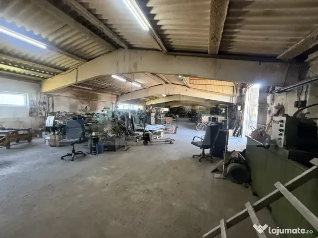 Atelier industrial 1.050 mp, utilat, 4 căi de acces – SAG - Targoviste (Dambovita)