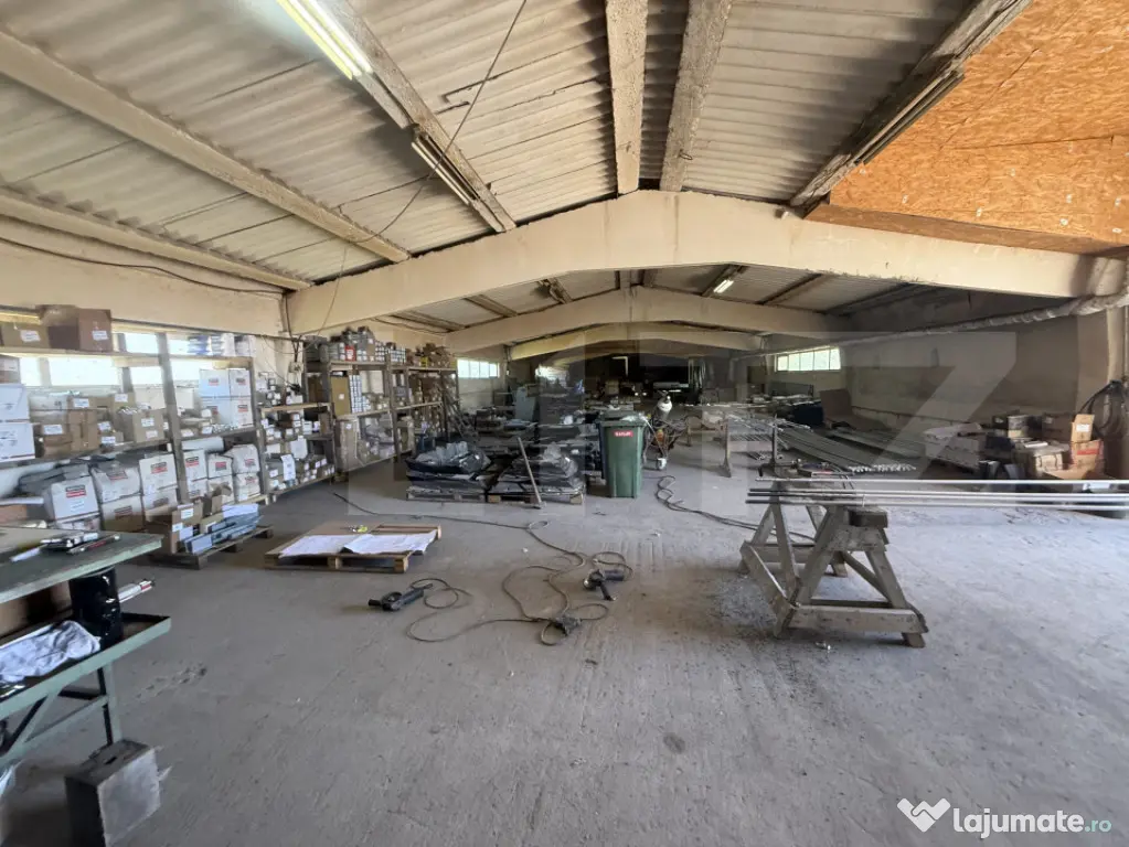Atelier industrial 1.050 mp, utilat, 4 căi de acces – SAG - Targoviste (Dambovita)