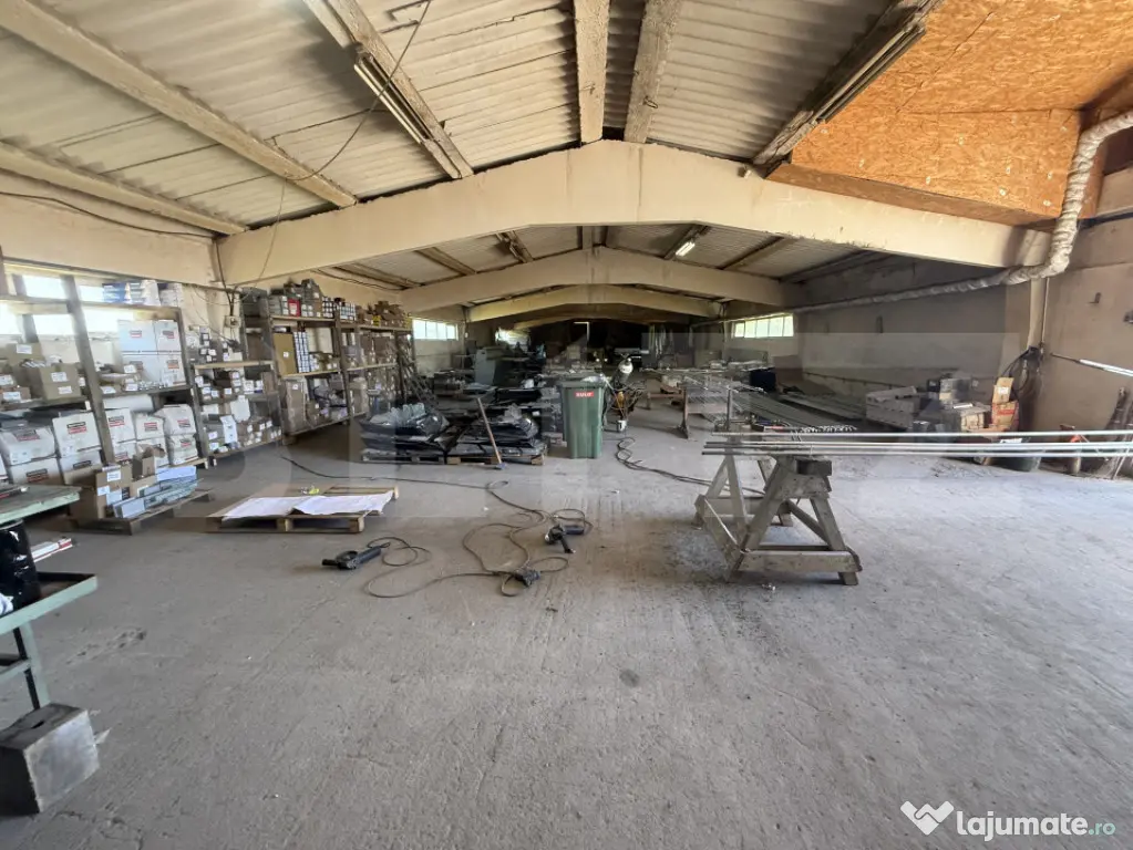 Atelier industrial 1.050 mp, utilat, 4 căi de acces – SAG - Targoviste (Dambovita)
