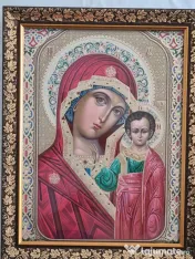 Icoana SF Paraschieva,Maica Domnului,Ierusalima-Relief 