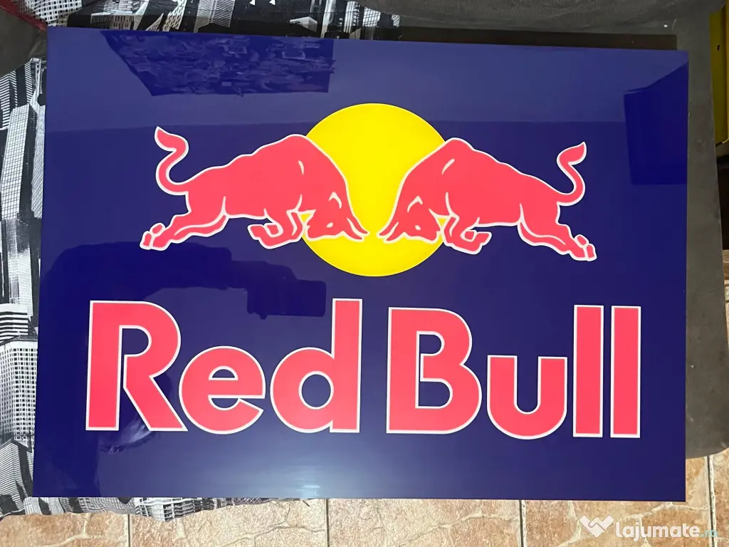 Panou Luminos Red Bull Original Alrec 69x49 cm - Casetă Luminoasă Bar / Man Cave