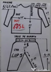Costum Lup pentru copii3-4-5-6- 7-8-9 ani, 175 lei
