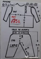 Costum Lup pentru copii3-4-5-6- 7-8-9 ani, 175 lei