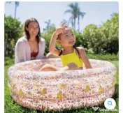 Piscina gonflabila, cu model floral 
