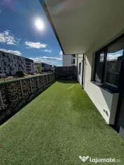 Apartament 2 camere 52 mp si terasa 40 mp si parcare in Flor 