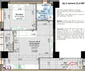 Apartament MODERN 2 camere intr un Complex Rezidential NOU l 