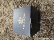 Set complet de shisha hookah XL, sticlă transparentă și inălțimea de 73,5 cm.