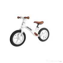 Bicicleta fara pedale pentru copii IRUIQI, roti de cauciuc si scaun reglabil, +3ani, alb Z-TOOLS / ZTS8481