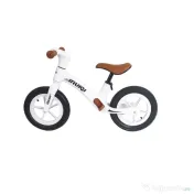 Bicicleta fara pedale pentru copii IRUIQI, roti de cauciuc si scaun reglabil, +3ani, alb Z-TOOLS / ZTS8481 
