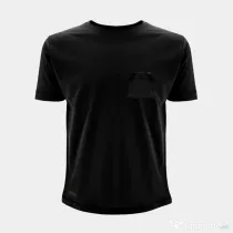Tricou Kumu Heavyweight Pocket, Negru, marimea 3XL