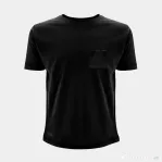Tricou Kumu Heavyweight Pocket, Negru, marimea M