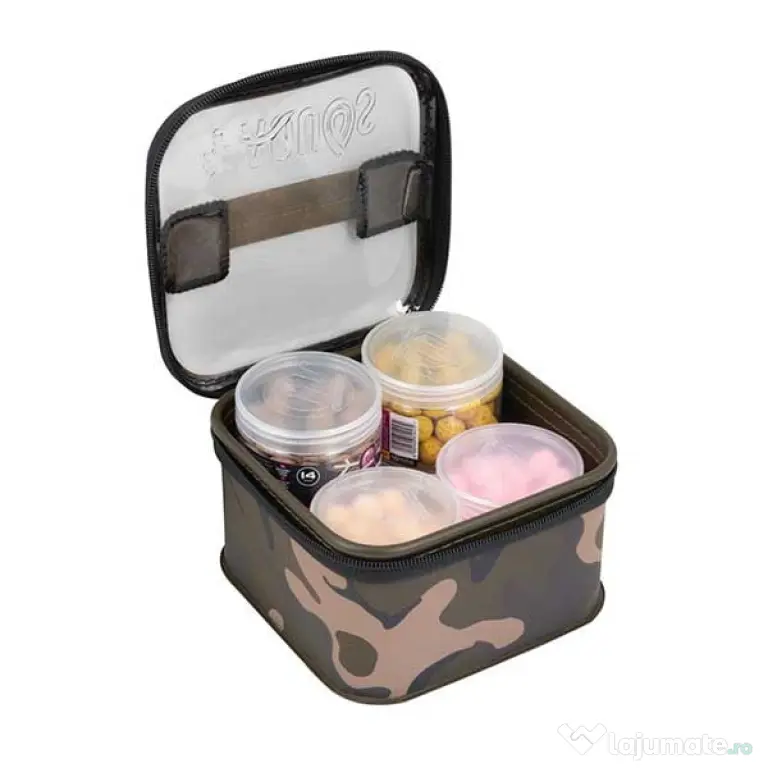 Borseta Fox Aquos Camo Bait Storage - M