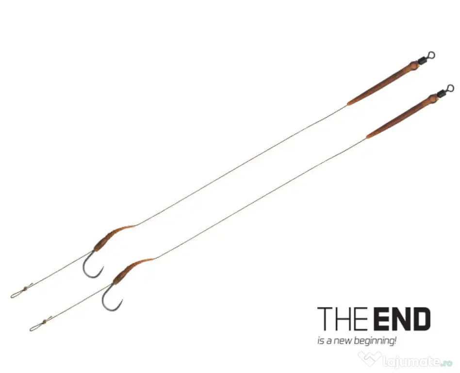 Montura Delphin The End Boilie Rig, Nr. 4, 20cm, 25lbs, 2buc