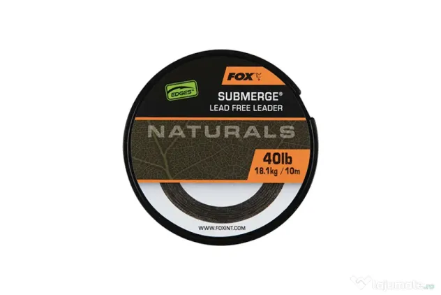 Fir Textil Fox Edges Naturals Submerge Leader 40lb 10m