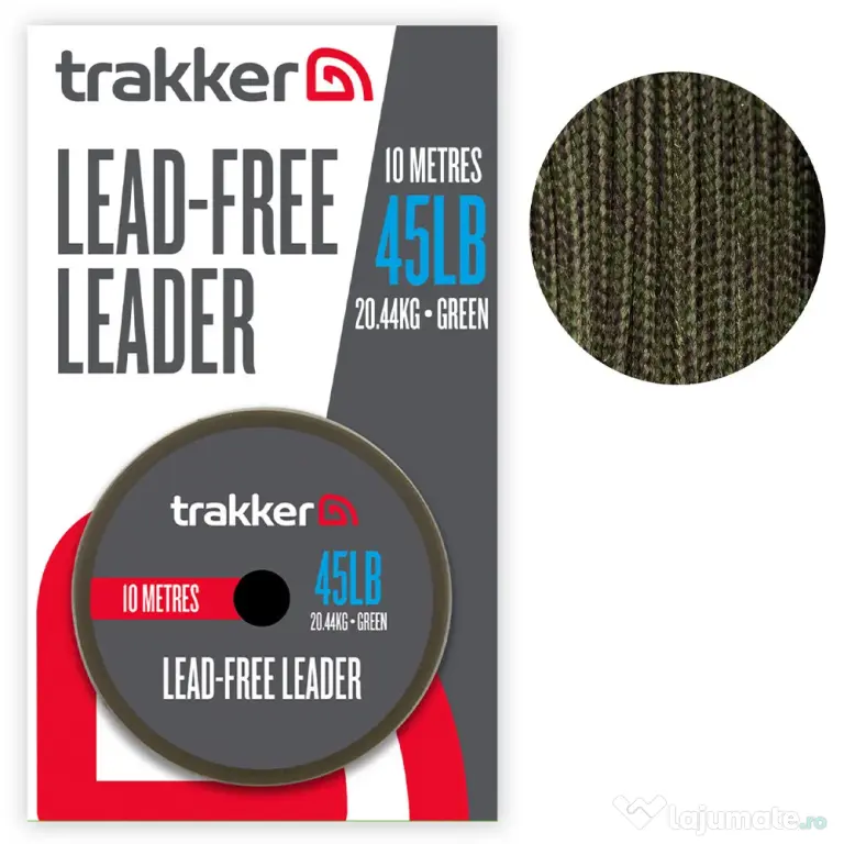 Fir Textil Trakker Lead Free Leader 65lb, 29.48kg, 10m