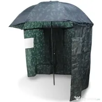 Umbrela cu paravan, NGT Standard Camo Brolly, diametru 220cm
