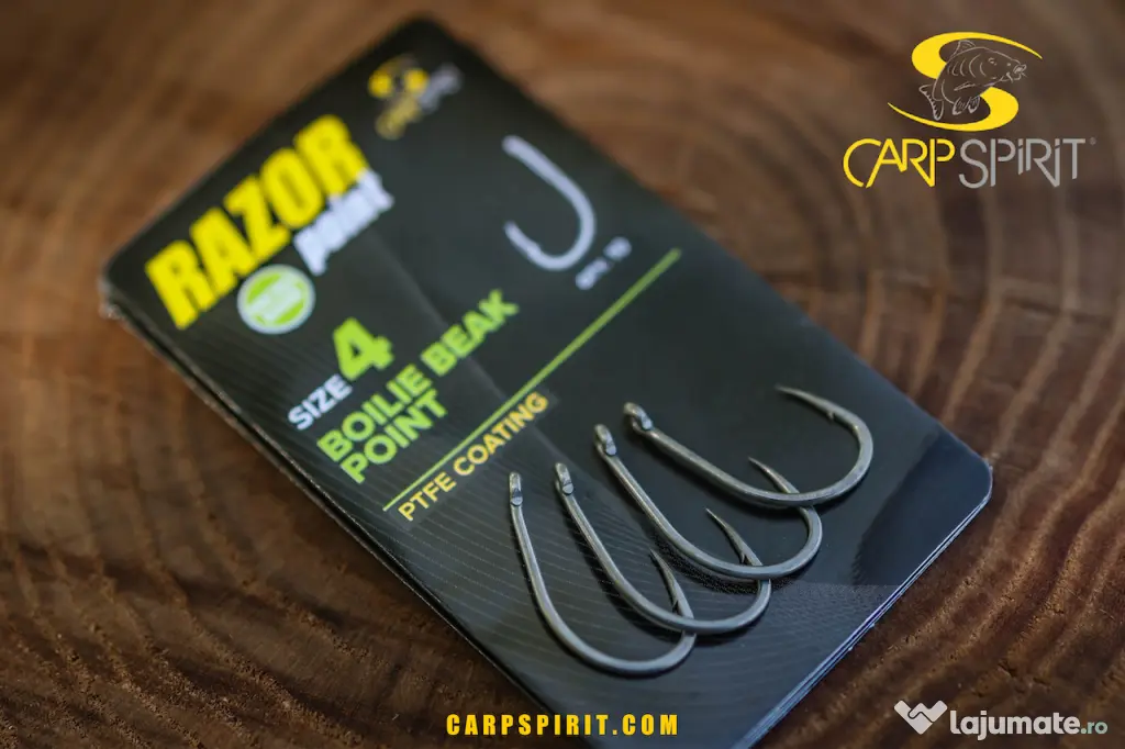 Carlige Carp Spirit Boilie Beak Point, Marimea 8, 10buc