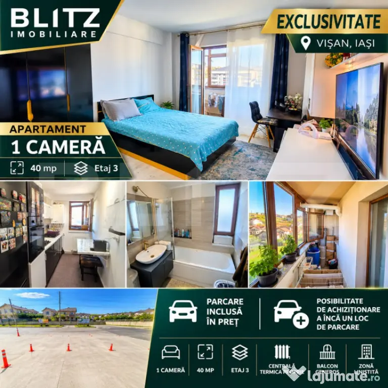 Apartament 1 cameră – Vișan | Exclusivitate | 40 mp | Et - Iasi (Iasi)