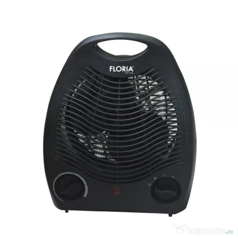 Aeroterma neagra cu 2 trepte de putere 1000W/2000W si indicator luminos / ZLN 6152