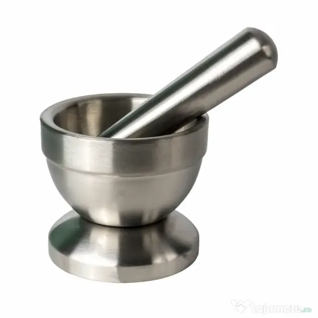 Mojar cu pistil, din inox, diametru 10 cm / ZLN 2645