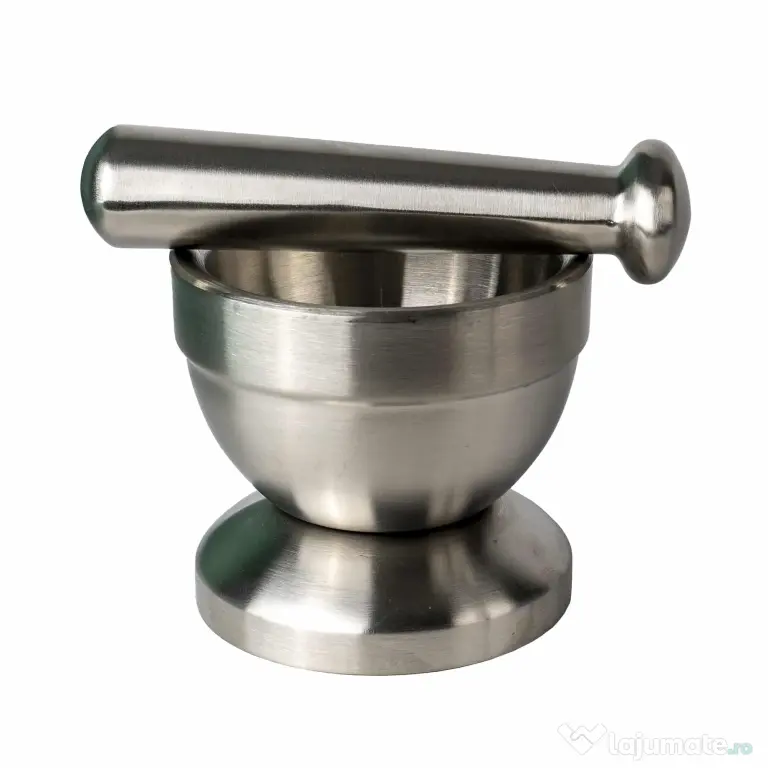 Mojar cu pistil, din inox, diametru 10 cm / ZLN 2645