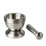 Mojar cu pistil, din inox, diametru 10 cm / ZLN 2645