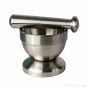 Mojar cu pistil, din inox, diametru 10 cm / ZLN 2645