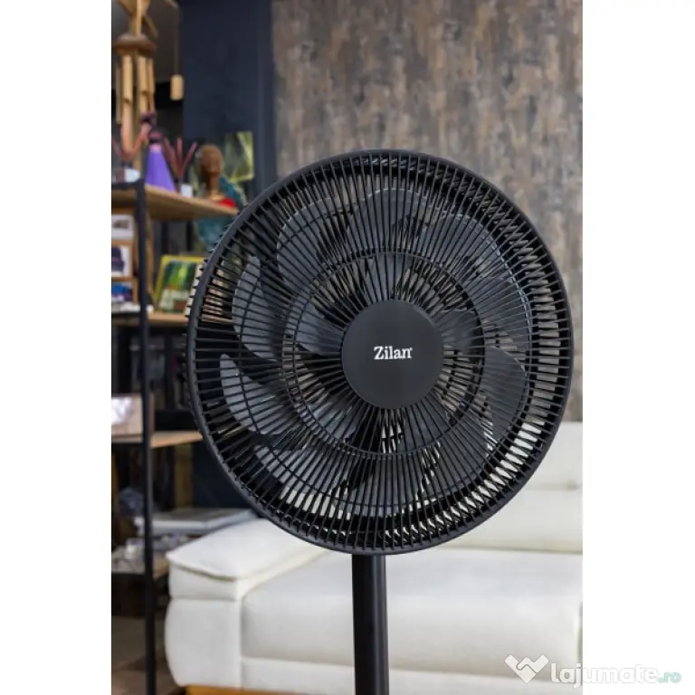 Ventilator cu picior, 3 trepte de viteza, putere 50W, diametru 41cm, inaltime reglabila ZILAN / ZLN2563
