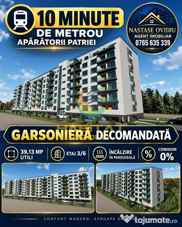 Vanzare Garsonieră Metrou Apărătorii Patriei Comision 0%! - Bucuresti (Bucuresti-Ilfov)