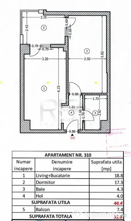 2 camere- Etaj 3/12-Bloc 2023-Central Address Residence/Traf - Bucuresti (Bucuresti-Ilfov)