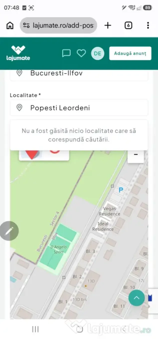 OFER PENTRU ÎNCHIRIERE AP DECOMANDAT cu 2 camere