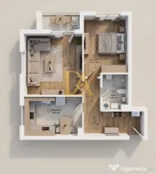 2 Camere 60 MP| Avangarde City| Bloc 2019| Etaj 7/7 Mobilat