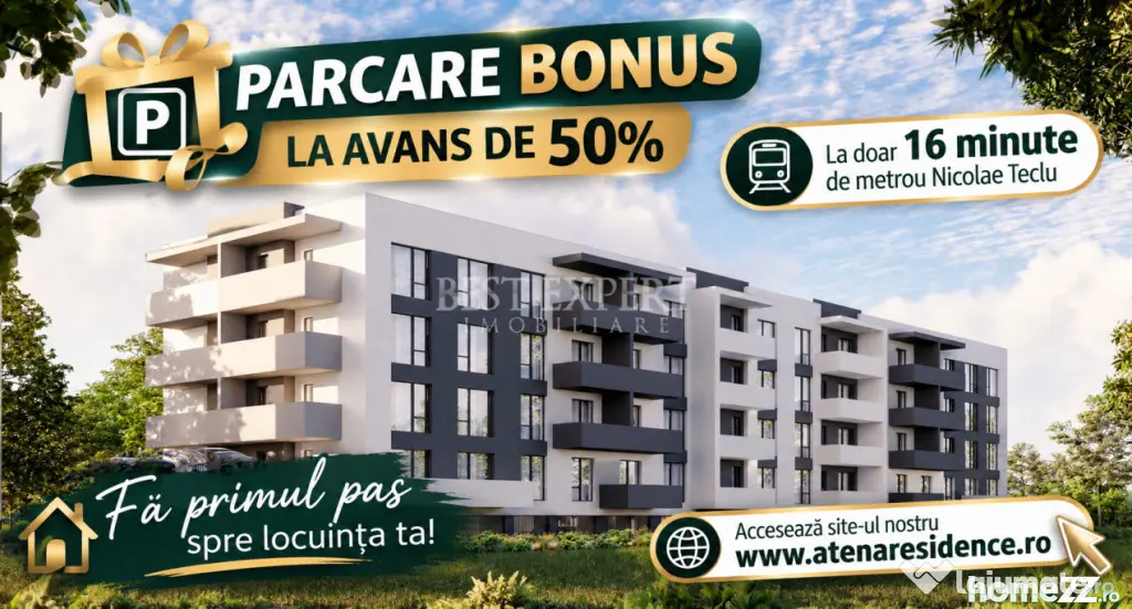 3 Camere | Bloc Nou | Parcare Bonus| avans 50%| Direct Dezvo - Bucuresti (Bucuresti-Ilfov)