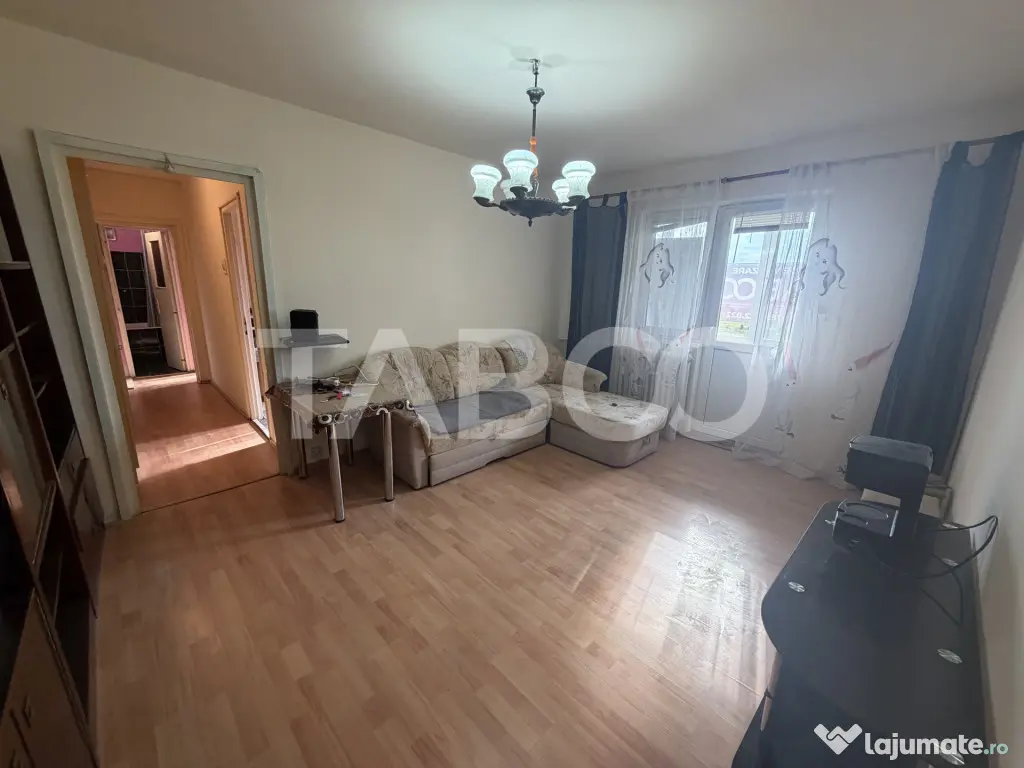 Comision 0% Apartament semidecomandat 3 camere 56mp Tudor Vl - Fagaras (Brasov)