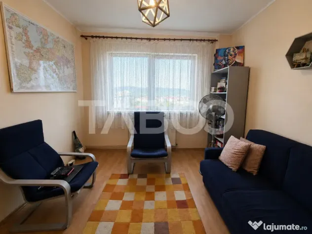 Apartament decomandat de vanzare 3 camere pivnita Vasile Aar - Sibiu (Sibiu)