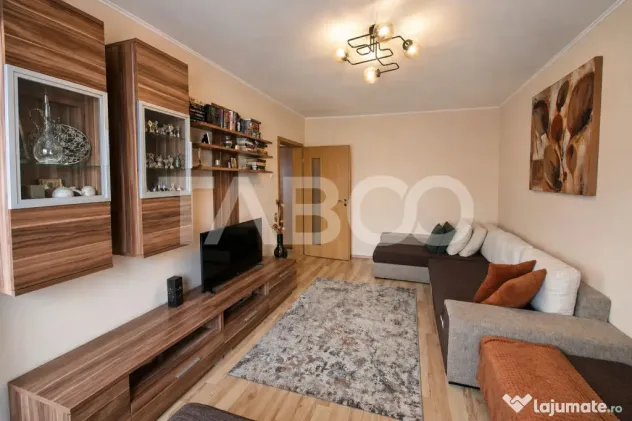 Apartament decomandat de vanzare 3 camere pivnita Vasile Aar - Sibiu (Sibiu)
