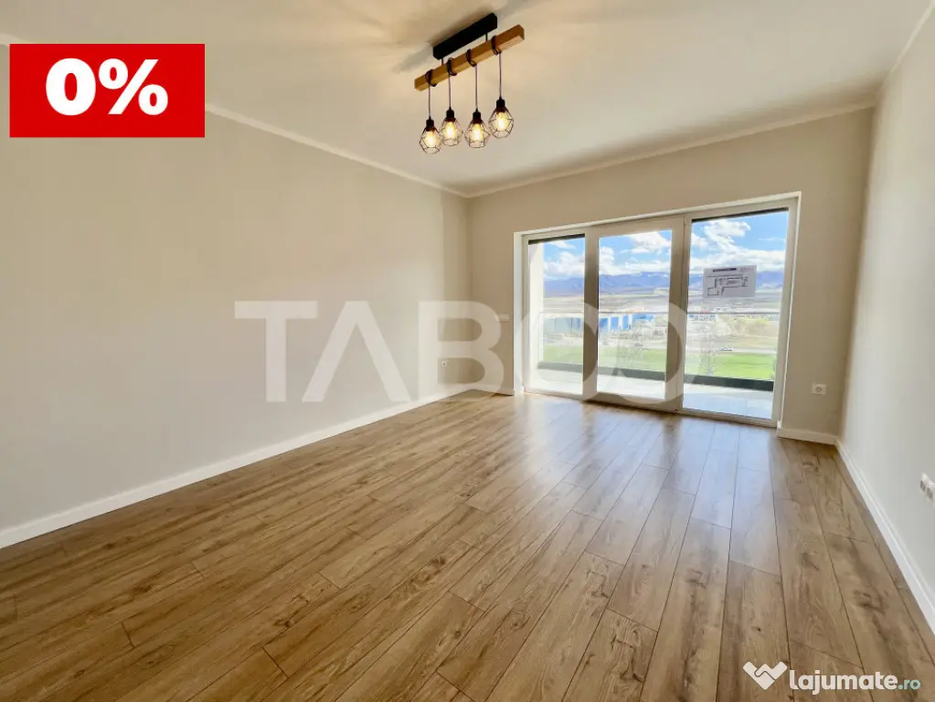 Apartament 3 camere 2 bai cu priveliste spre munti si loc d - Sibiu (Sibiu)