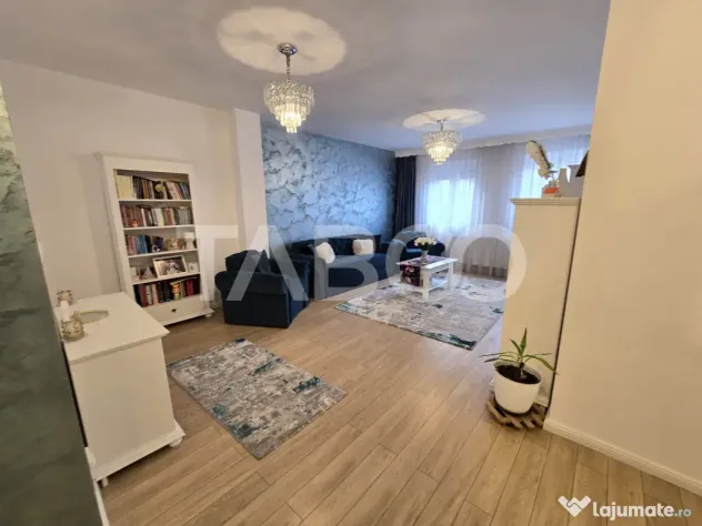 Casa mobilata de vanzare 150 mpu teren 450 mp garaj Piata Cl - Sibiu (Sibiu)