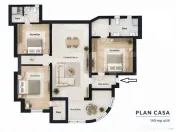 Casă renovată, 140 mp utili, 694 mp teren, Grigorescu 