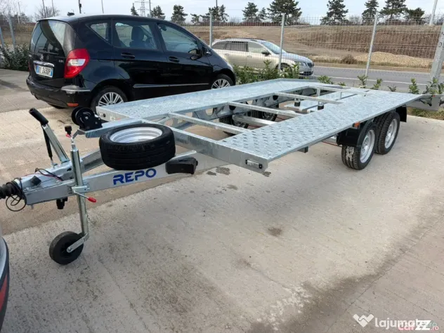 Trailer 5m fabr 2025 - ca nou 500 km rulați - Oradea (Bihor)